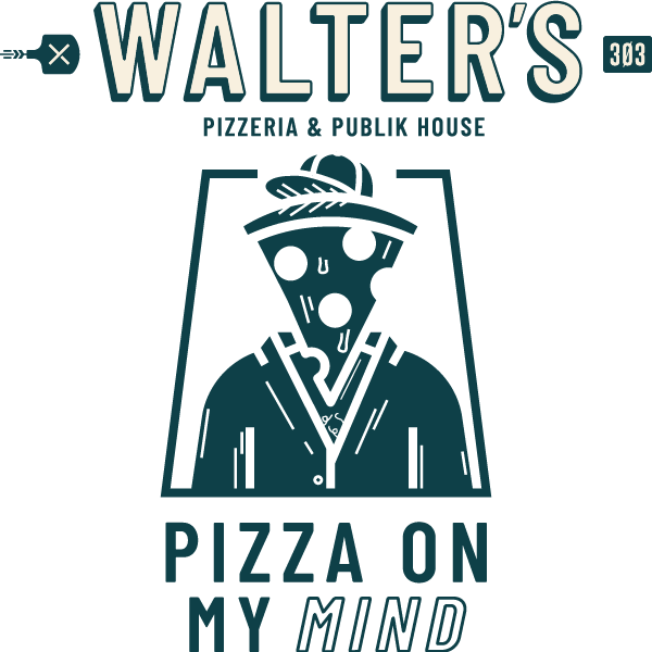 walter's303 pizza on my mind logo